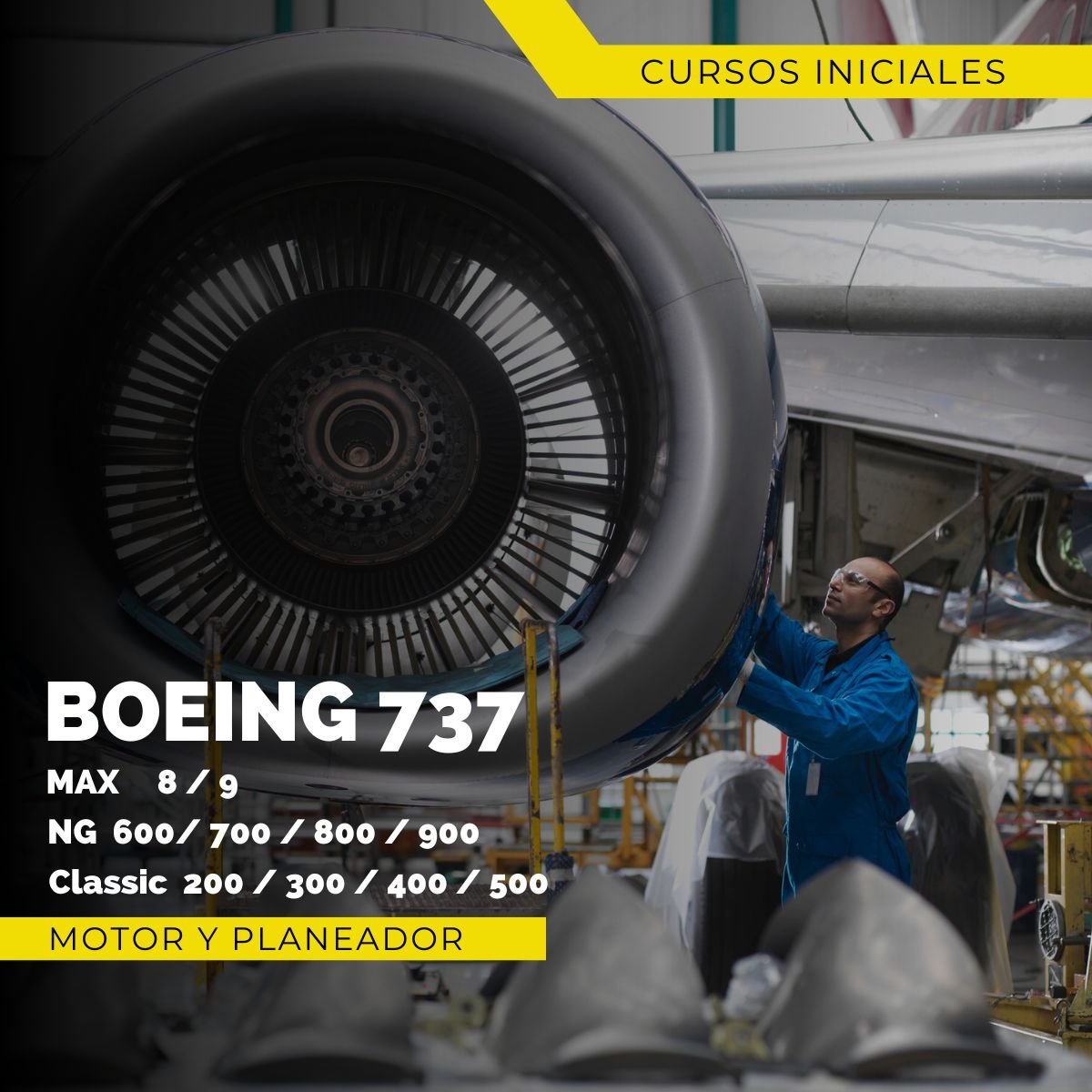 Cursos iniciales de boing 737 motor y planeador