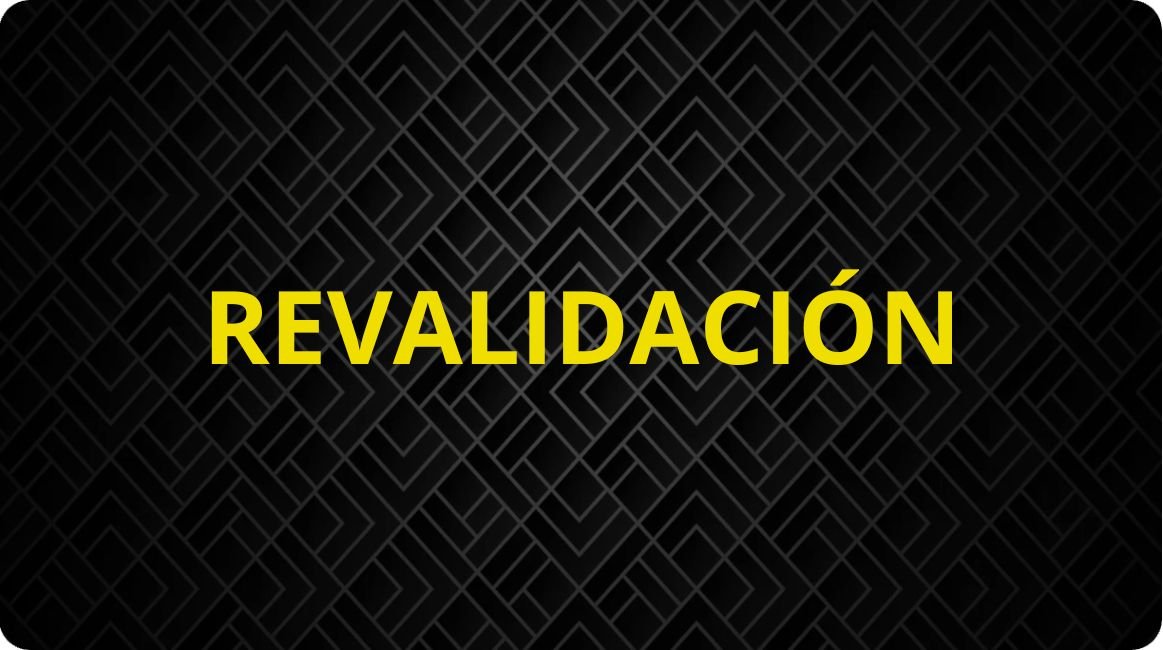 Revalidación de licencias AFAC